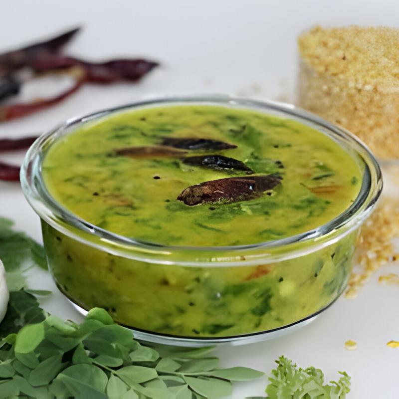 Moringa Leaves Dal (Drumstick Leaves Dal)