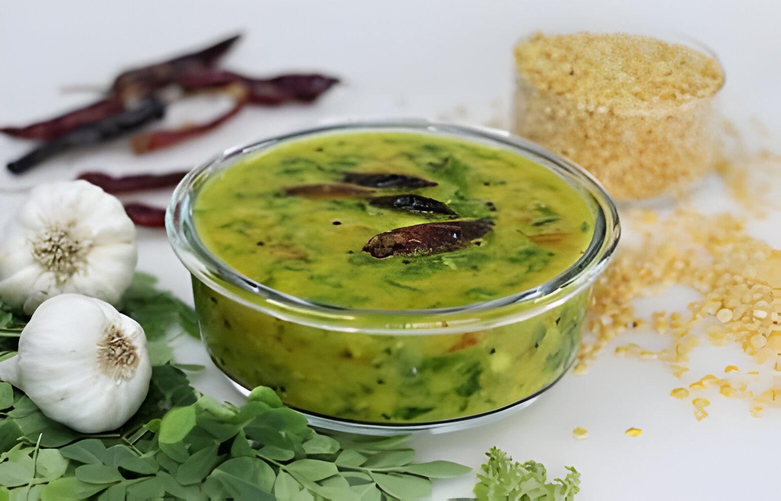 Moringa Leaves Dal (Drumstick Leaves Dal)