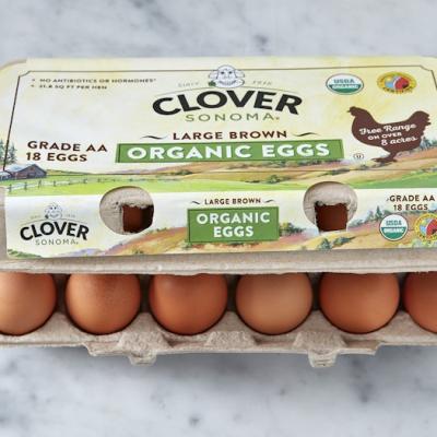 Organic Cage-Free Grade A Large Brown Eggs