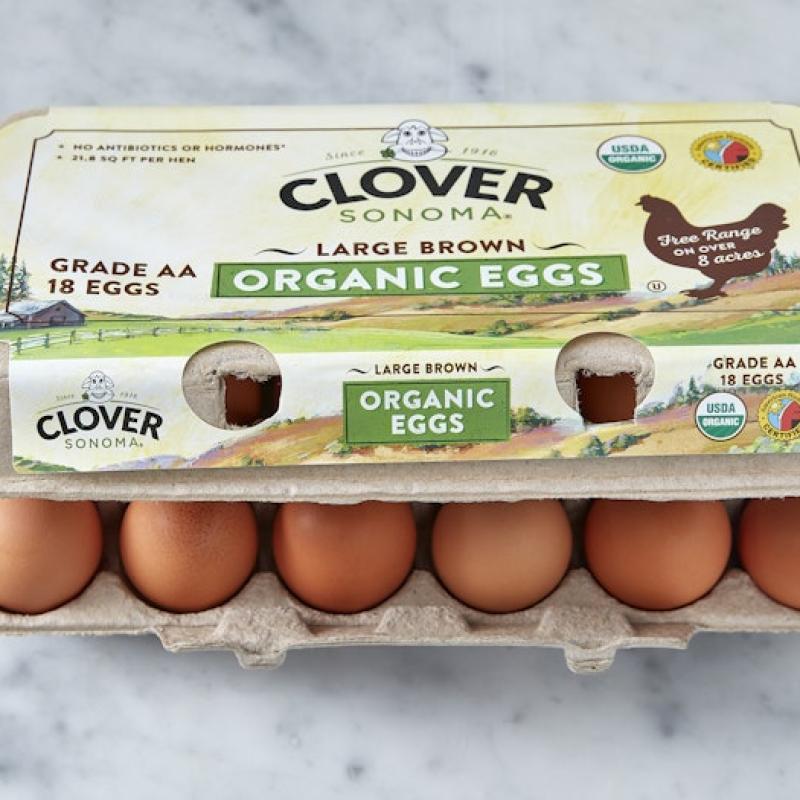 Organic Cage-Free Grade A Large Brown Eggs